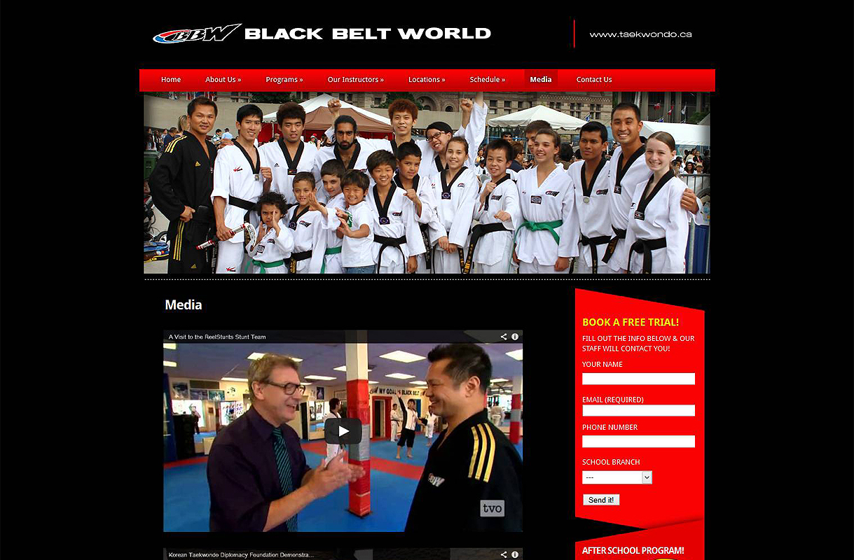 Black Belt World / Taekwondo.ca | Obvious Consulting